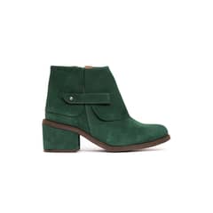 GIANI DAFIRENZE - Botin Mujer De Cuero Nadia C3 Verde