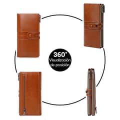 YAYKO - Billetera Tarjetero Monedero Elegante De Mujer Eco Cuero