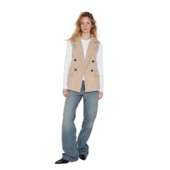 JACINTA TIENDA - Chaqueta Royal sin mangas camel