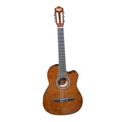 ZARAGOZA - GUITARRA CUTAWAY 39 CAFÉ CUERDA NYLON