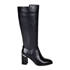 DEGAS - Bota Mujer Cuero Amarula Negro