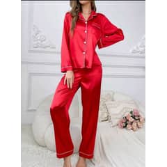 GENERICO - Conjunto Pijama Satín Mujer