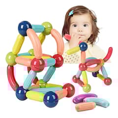 BELIDASHOP - Set De Bloques Magnéticos 3d De Construcción Imán 64 Piezas