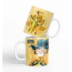 GENERICO - Taza Caballero Del Zodiaco - Acuario Dorado D1