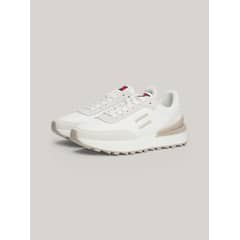 TOMMY HILFIGER - Zapatillas Running Con Suela Dentada Beige
