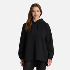 LIPPI - Polerón Mujer Heavy Duty Hoody Sweatshirt Negro