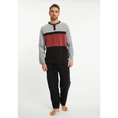 KAYSER - Pijama de Hombre Polar 6701809 - Negro