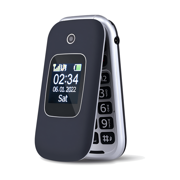 Teléfono Senior 4G S O S para Adulto Mayor Almeja 330N - Negro
