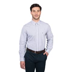 MCGREGOR - Camisa Hombre Manga Larga Rockefeller Smart Listada Comfort Fit