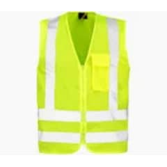 GENERICO - Chaleco Reflectante Seguridad Reglamentario Amarillo Fluor