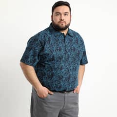 KOTTING - Polera Pique Estampada Azul Marino