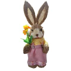 GENERICO - CONEJO DE PASCUA 35 CM (PAJA)
