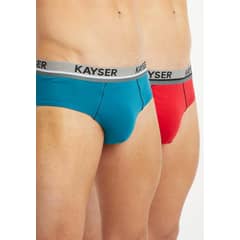 KAYSER - Pack 2 x Slip Algodón P29111-PET - Azul