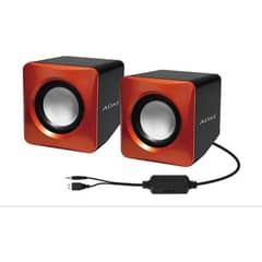 GENERICO - Parlantes Compactos de 10W con Control de Volumen Ajustable