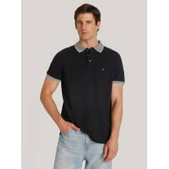 TOMMY HILFIGER - Polo Con Rayas Regular Fit Azul