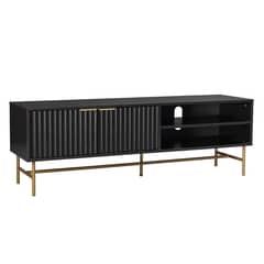 RELAN - Rack de Tv Acanalado Top Living Queens con Puertas Estante