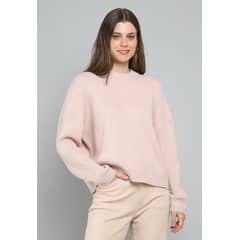 ESPRIT - Sweater Multipunto Cuello Cisne Mujer