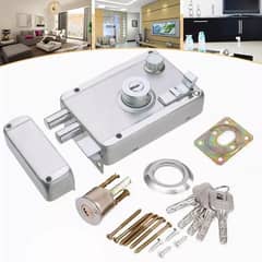 EDWINAYY - Cerradura Sobreponer Chapa Para Puertas Con Llave Seguridad