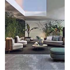 GENERICO - Juego de Living Exterior Milán Para Terraza y Jardín