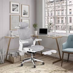 AIZO - Silla Oficina Escritorio lumbar tapizado de mesh ergonómica