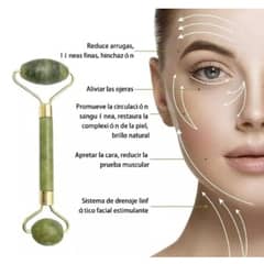 GENERICO - Pack Anti-Edad Rodillo de Jade Microcorriente y Rodillo de Hielo
