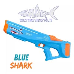 MUNDO MAGIA - Pistola Lanza Agua Shark Electrica Automatica Recargable