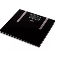 GAMA - Balanza Peso Digital 150Kg Negro Luxury Negro SCF2000