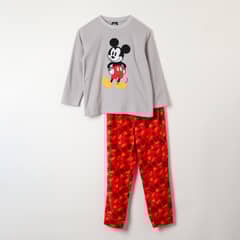 DISNEY - Pijama Polar Niño Mickey Pose Rojo