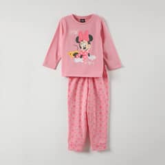DISNEY - Pijama Mickey y Minnie Mouse Polera y Pantalón - Niños 2-8 Años