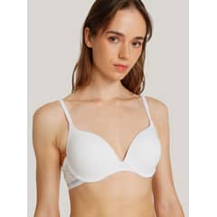 TOMMY HILFIGER - Brassier Push Up Con Logo Blanco