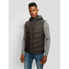 GUESS - Chaqueta Light Puffa Vest Hombre Negro