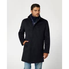 GUESS - Abrigo Urban Coat Hombre Negro
