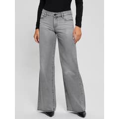 GUESS - Jeans Sexy Palazzo Mujer Plata