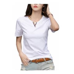 EDWINAYY - Camiseta Básica Casual De Manga Corta Para Mujer