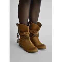 GIANI DAFIRENZE - Bota Mujer De Cuero Camila Camel C2