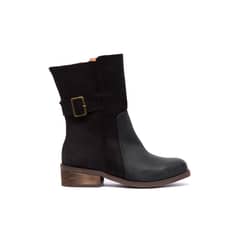 GIANI DAFIRENZE - Bota Mujer De Cuero Maya Negro C1