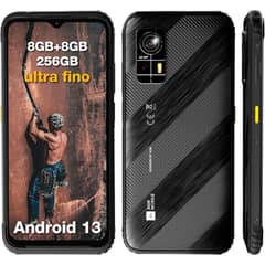 AGM - Celular H6 8GB+256GB-Negro