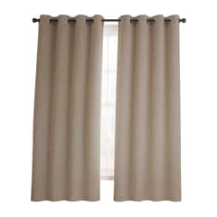 CASATUA - Cortina Blackout 100% 135x220cm Tipo Gamuza Set de 2 - Beige