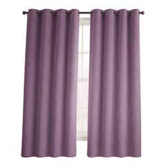 CASATUA - Cortina 100% Blackout Terciopelo Engomada 135x220 x2 - Lila