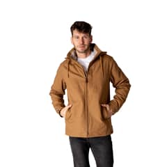 LENGA - Chaqueta Térmica Hombre Algodón Canvas Interior Sherpa Geike Lenga®.