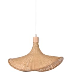 HOME NEAT - Lámpara Colgante de Techo de Bambú Sombrero Design Ø30cm