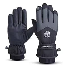 EDWINAYY - Guantes Gruesos Impermeables Cálidos De Esquí De Invierno