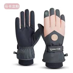 EDWINAYY - Guantes Gruesos Impermeables Cálidos De Esquí De Invierno