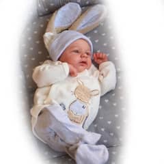 LIANYUN - Muñeca bebe reborn vinilo de silicona juguetes para 49CM