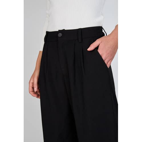 ECLIPSE - Pantalón Ancho con Pinzas Elena