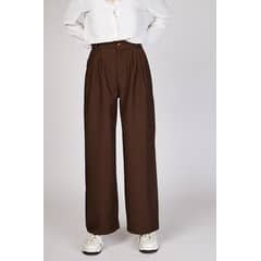 ECLIPSE - Pantalón Ancho con Pinzas Elena