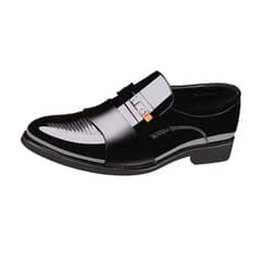 DANWEILE - Zapatos de cuero de negocios casuales para hombres - Negro