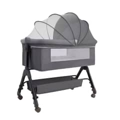 ALPHA - Cuna Colecho Moises Bebe Altura Regulable Safe&soft Gris