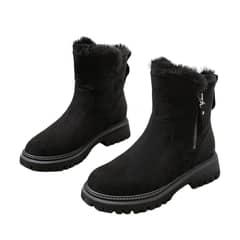 BLWOENS - Botas con cierre para Mujer-Negro