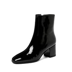 BLWOENS - Botas en punta para Mujer zapatillas-Negro